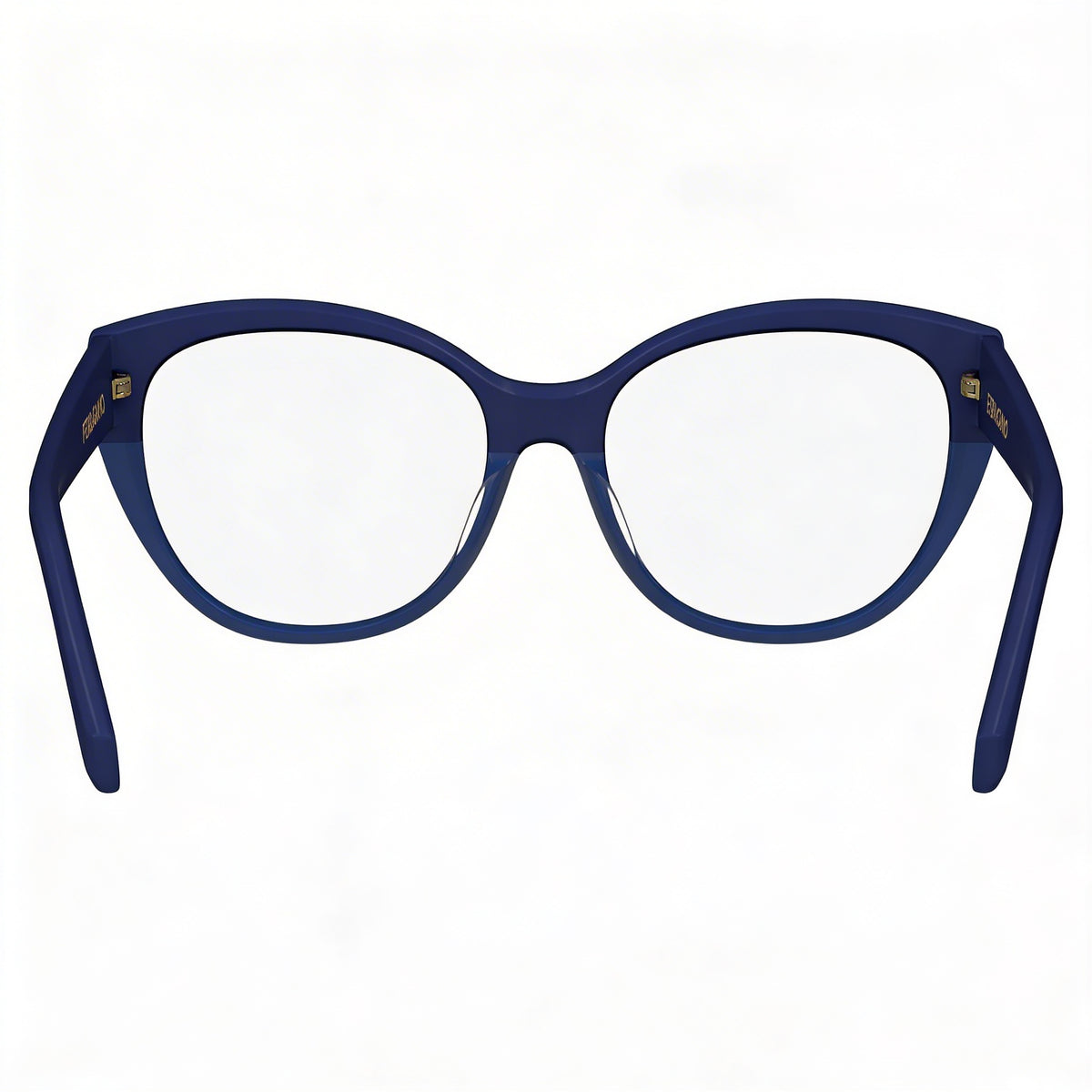 Ferragamo Sf2970 Blue Rectangle Eyeglasses Unisex, 53mm, Photo 4