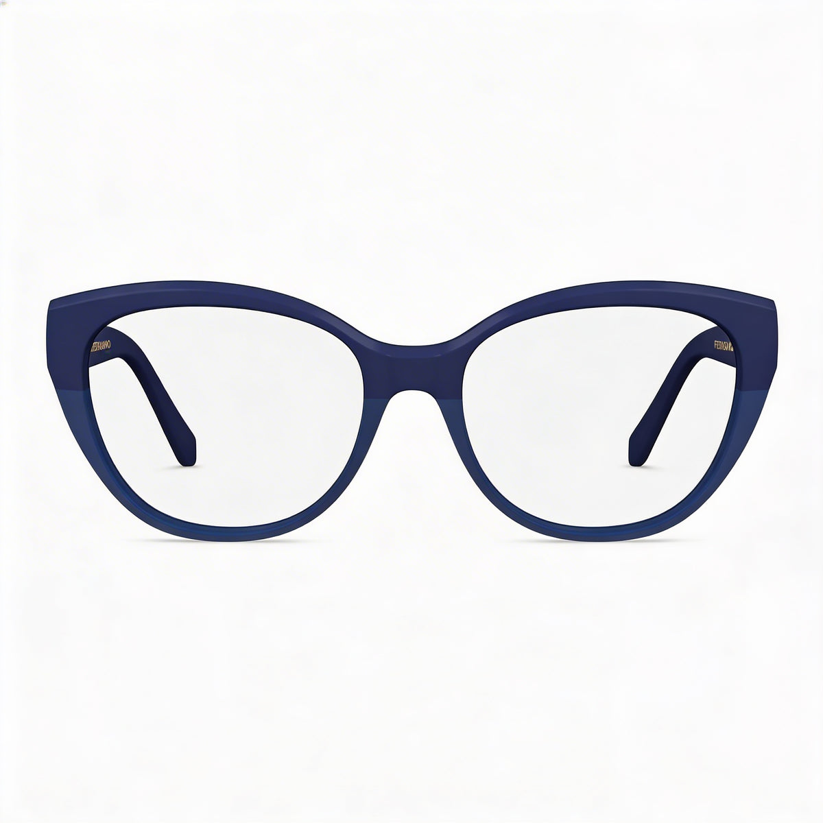 Ferragamo Sf2970 Blue Rectangle Eyeglasses Unisex, 53mm, Photo 3
