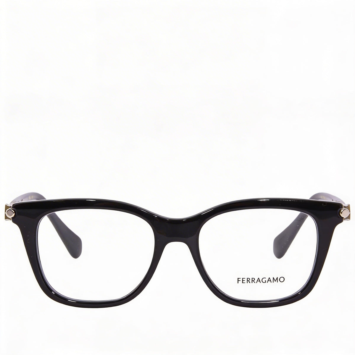Gafas graduadas cuadradas Ferragamo SF2973 para mujer, color negro, 50mm, Photo 2