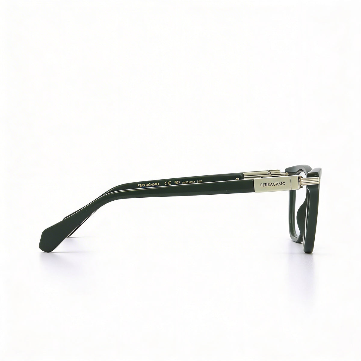 Ferragamo Sf2973 Dark Green Rectangle Eyeglasses for Men, 50mm, Photo 3
