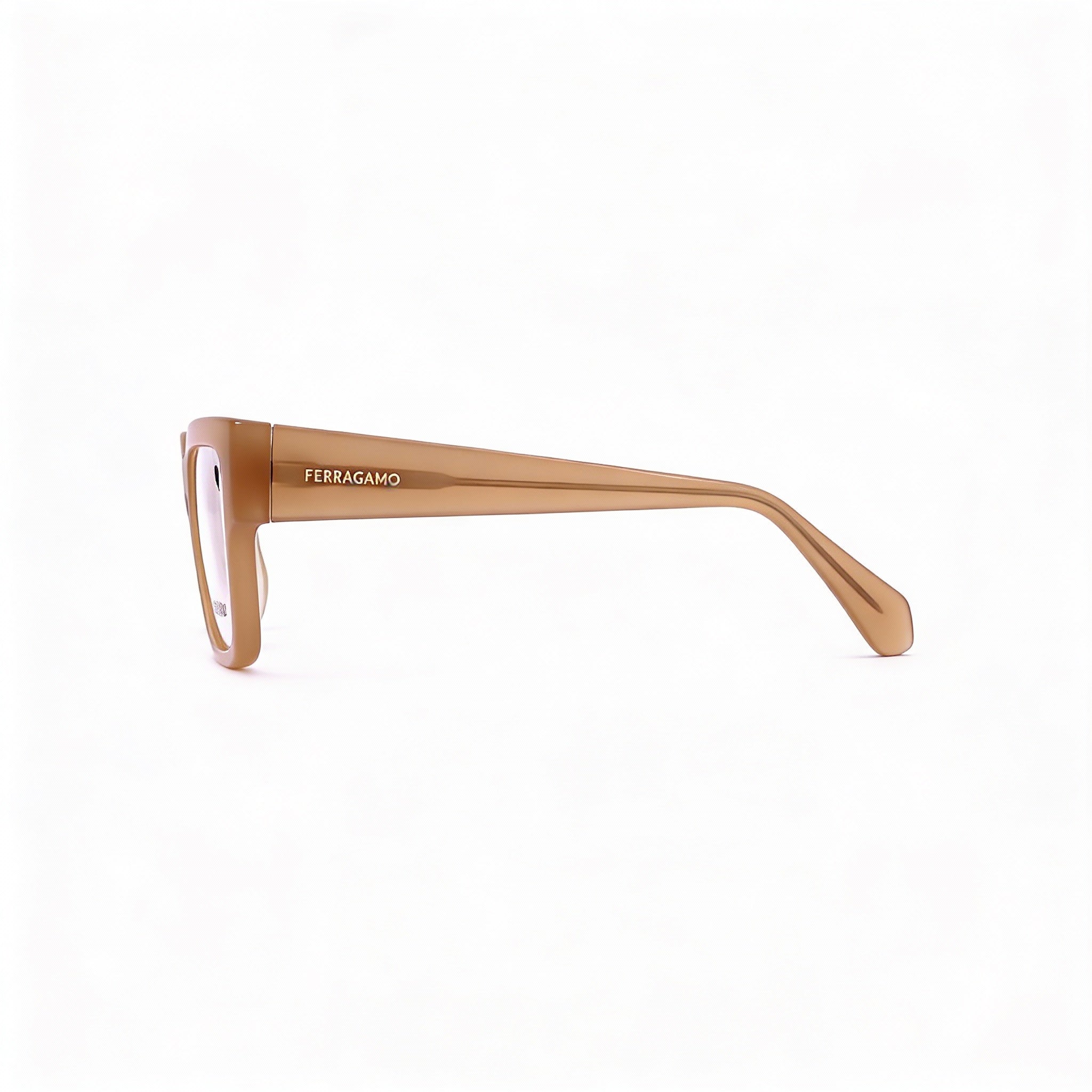 Ferragamo SF2975 Opaline Honey Rectangle Eyeglasses for Men, Photo 2