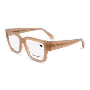 Ferragamo SF2975 Transparent Rectangle Eyeglasses for Men, Acetate frame