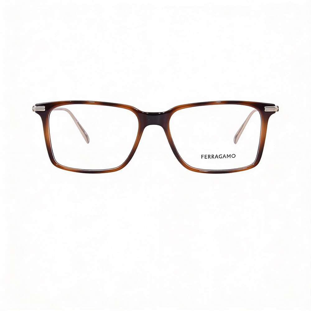Ferragamo SF2977 Rectangle Eyeglasses for Women — front view, Acetate