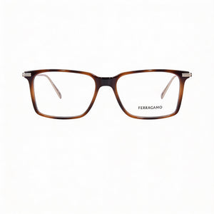 Ferragamo SF2977 Rectangle Eyeglasses for Women — front view, Acetate