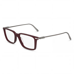 Ferragamo Sf2977 Red Rectangle Eyeglasses Unisex, Injected frame