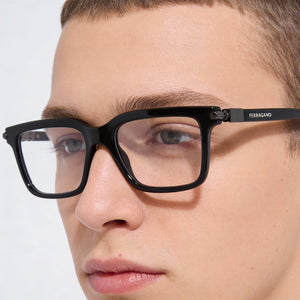Ferragamo SF2978 Black Eyeglasses Unisex — lifestyle wear, office and reading