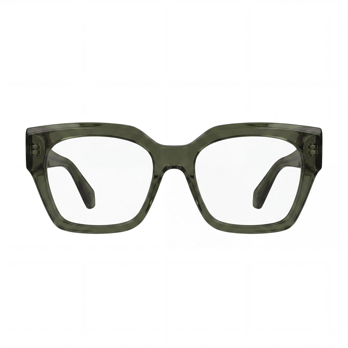 Gafas cuadradas para hombre Ferragamo SF2983 en caqui transparente, Photo 2