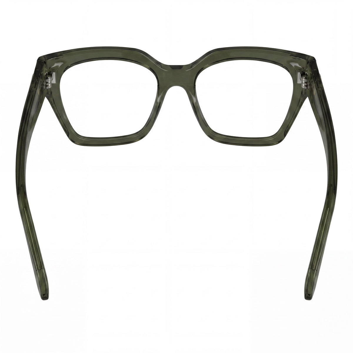 Gafas cuadradas para hombre Ferragamo SF2983 en caqui transparente, Photo 4