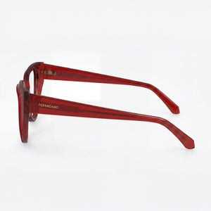 Ferragamo SF2984 Rectangle Eyeglasses for Men — front view, Metal