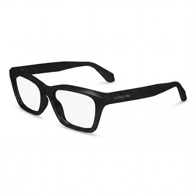 Ferragamo SF2986 Black Rectangle Eyeglasses for Men, Acetate frame