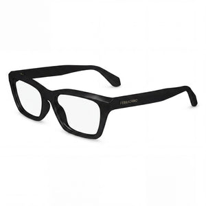 Ferragamo SF2986 Black Rectangle Eyeglasses for Men, Acetate frame