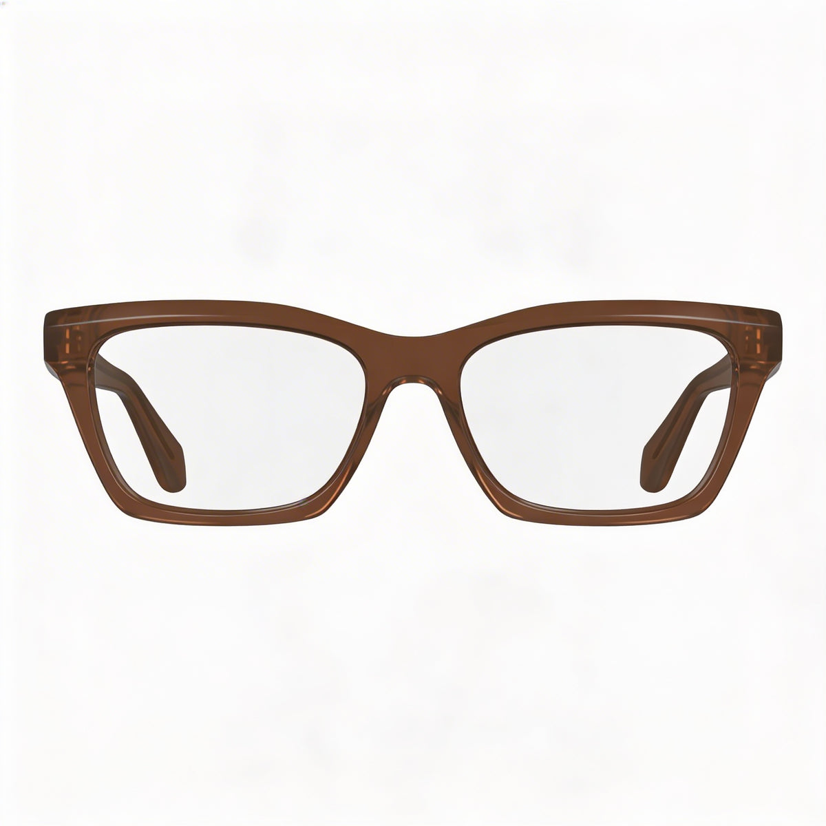 Gafas graduadas Ferragamo SF2986 rectangulares en marrón transparente para hombre, 53 mm, Photo 2