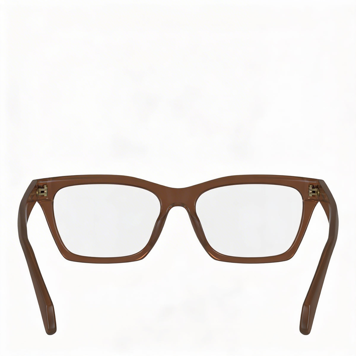 Gafas graduadas Ferragamo SF2986 rectangulares en marrón transparente para hombre, 53 mm, Photo 4