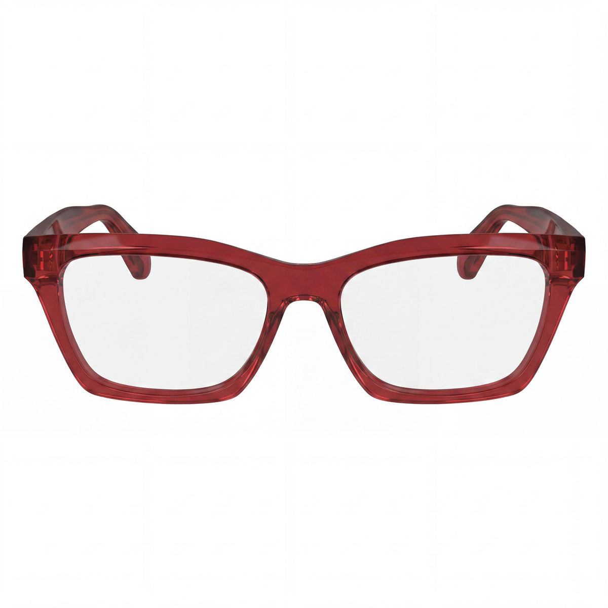 Gafas graduadas rectangulares Ferragamo Sf2986 en rojo transparente para hombre, 53 mm, Photo 2