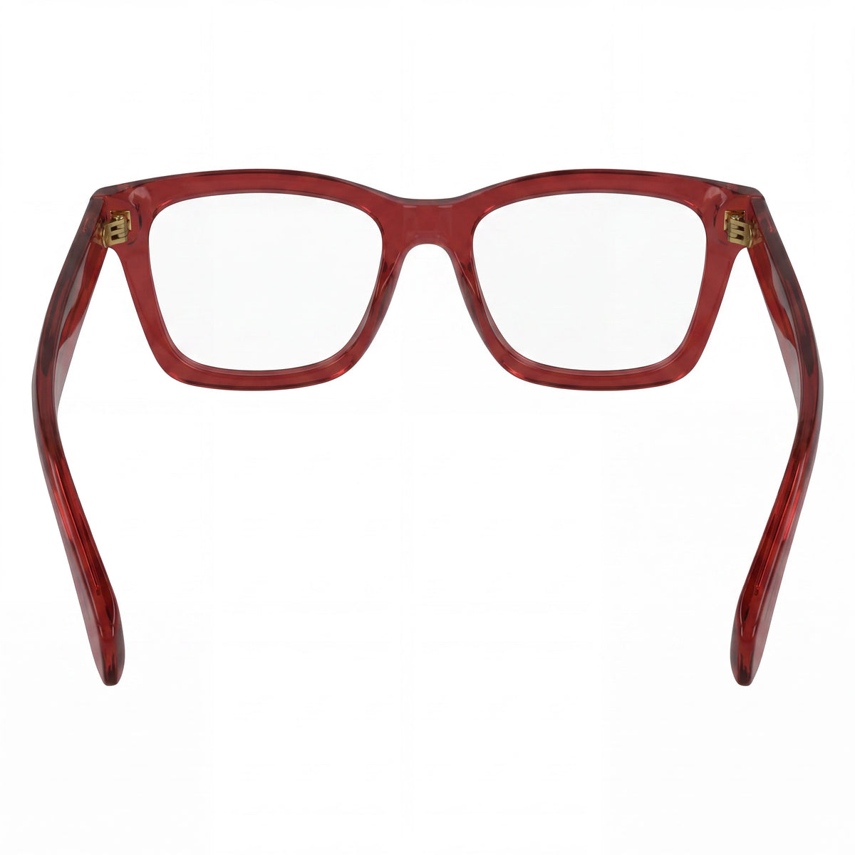 Gafas graduadas rectangulares Ferragamo Sf2986 en rojo transparente para hombre, 53 mm, Photo 4