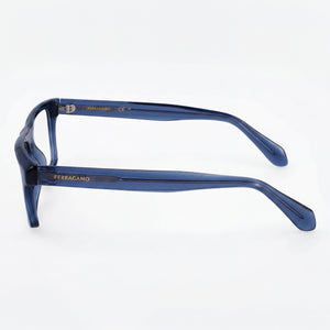 Ferragamo Sf2988 Rectangle Sunglasses for Men — front view, Metal frame