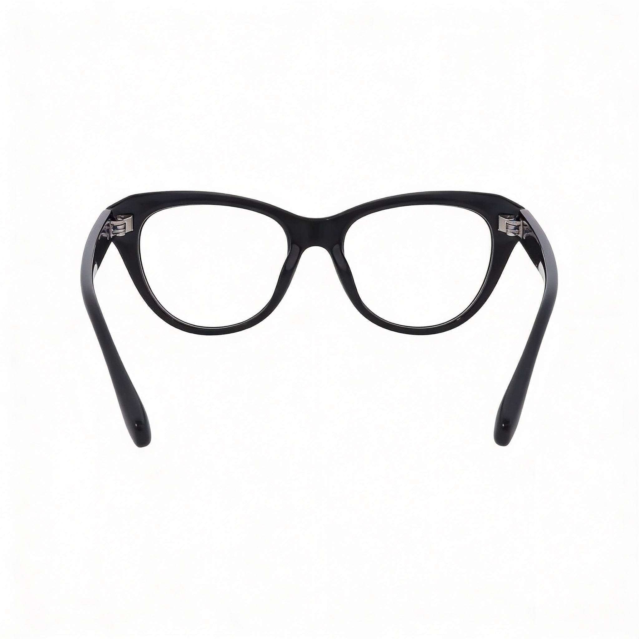 Ferragamo SF2989E Black Cat Eye Eyeglasses for Men, Metal, Photo 4