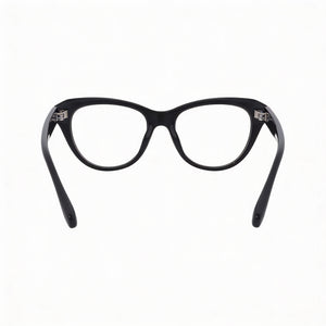 Ferragamo SF2989E Cat Eye Eyeglasses for Men — interior view, Polycarbonate demo lenses