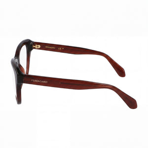 Ferragamo Sf2989e Cat Eye Eyeglasses for Men — front view, Metal