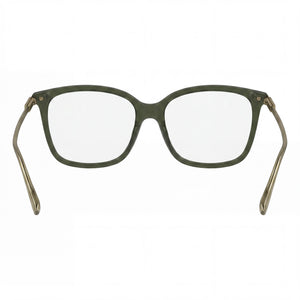 Ferragamo Sf2992 Rectangle Eyeglasses Men — side view, Green Acetate temples