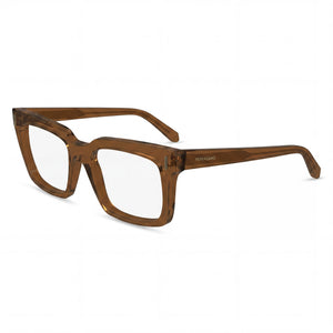 Ferragamo SF2993 Brown Rectangle Eyeglasses for Men, Acetate frame