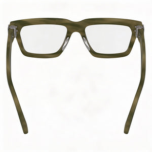 Ferragamo SF2995 Rectangle Eyeglasses for Women — interior view, Acetate frame detail