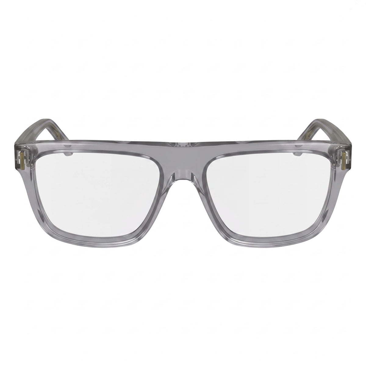 Gafas graduadas rectangulares para hombre Ferragamo Sf2997, color gris cristal claro, 55 mm, Photo 2