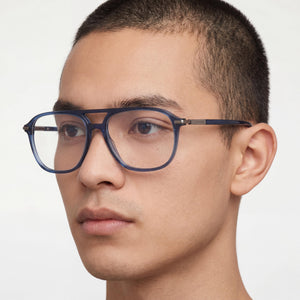 Ferragamo Sf3006 Blue Eyeglasses Unisex — lifestyle wear, open-plan offices and shared desks