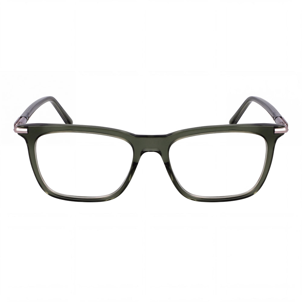 Ferragamo Sf3007 Rectangle Eyeglasses for Men — front view, Metal