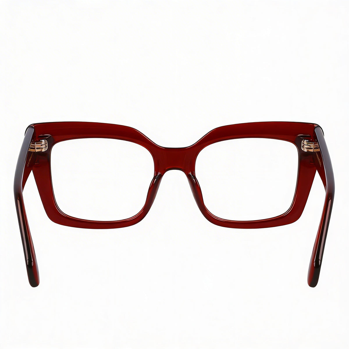 Ferragamo Sf3008 Transparent Rust Rectangle Eyeglasses for Women, 50mm, Photo 3