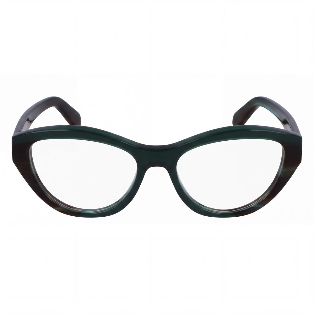 Ferragamo Sf3011 Cat Eye Eyeglasses for Women — front view, Acetate