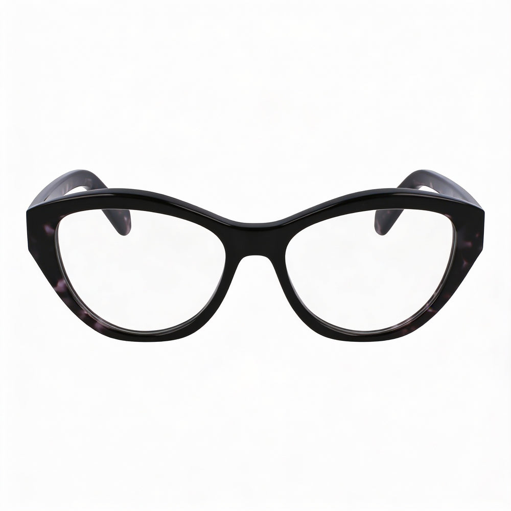 Ferragamo SF3011 Cat Eye Eyeglasses for Men — front view, Metal