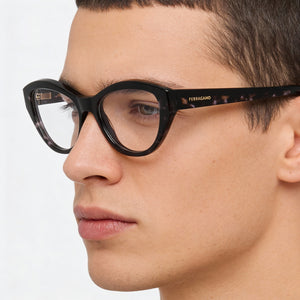 Ferragamo SF3011 Havana Eyeglasses Men — lifestyle wear, office and reading
