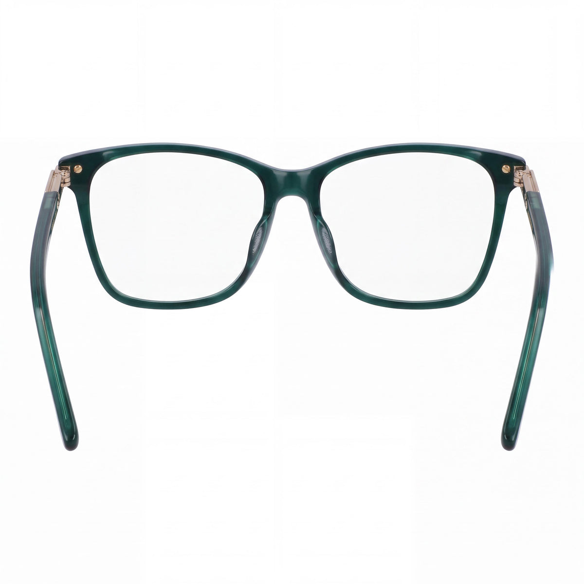 Gafas graduadas Ferragamo Sf3013 cuadradas en verde transparente para hombre, 53 mm, Photo 4