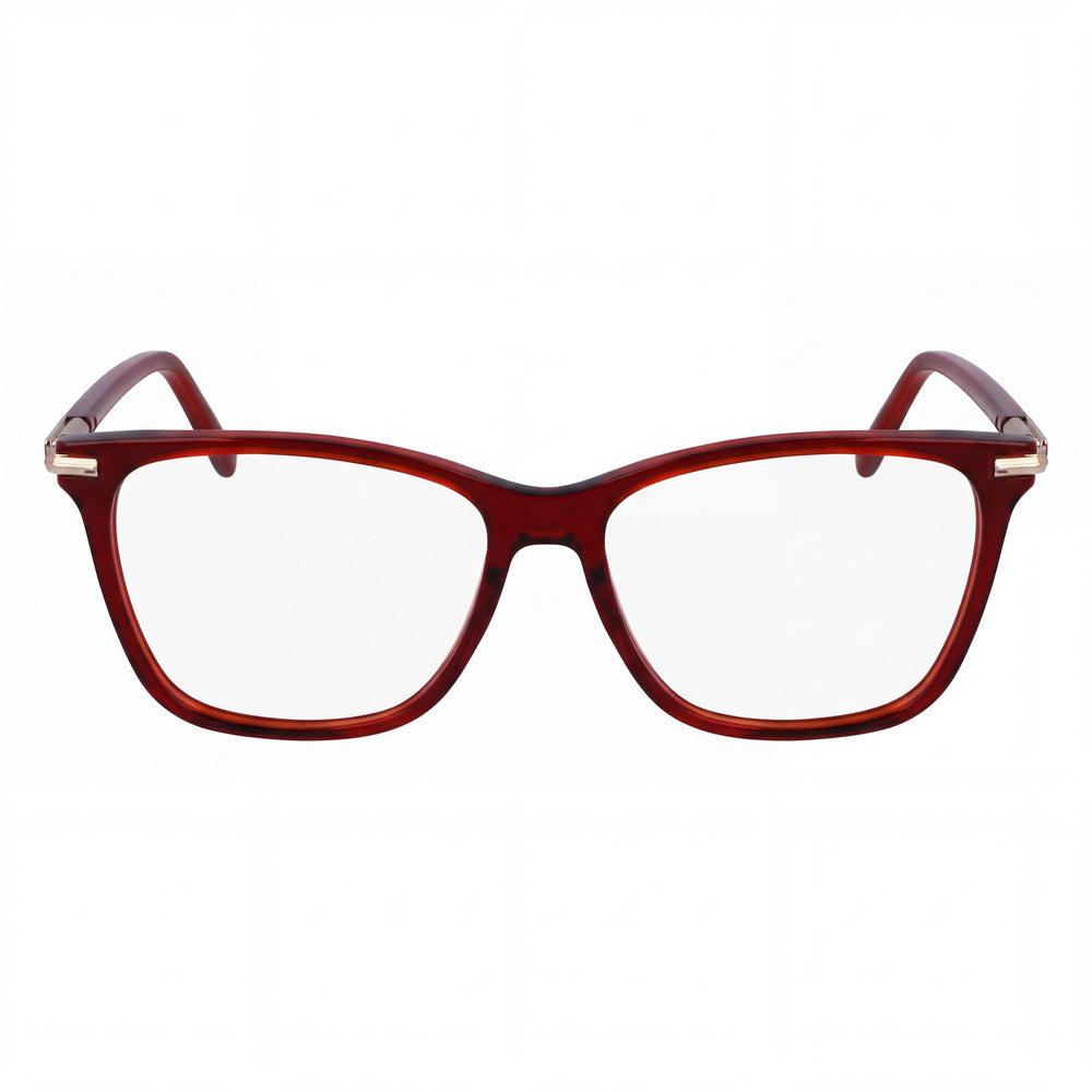 Ferragamo Sf3013 Rectangle Eyeglasses for Women — front view, Acetate