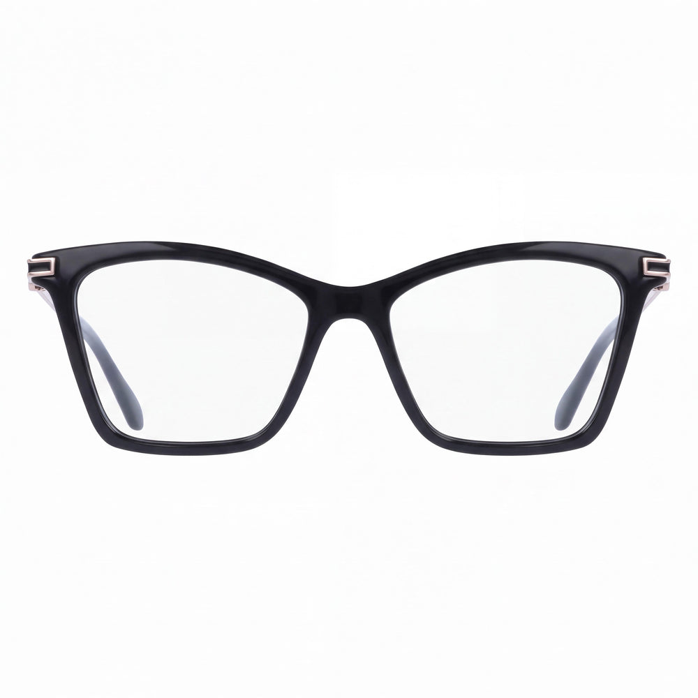 Ferragamo Sf3024 Cat Eye Eyeglasses for Men — front view, Plastic