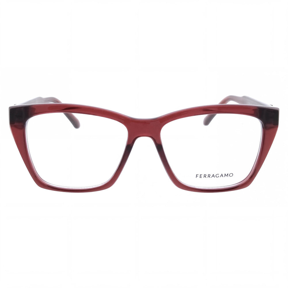 Ferragamo Sf3030e Rectangle Eyeglasses for Men — front view, Acetate