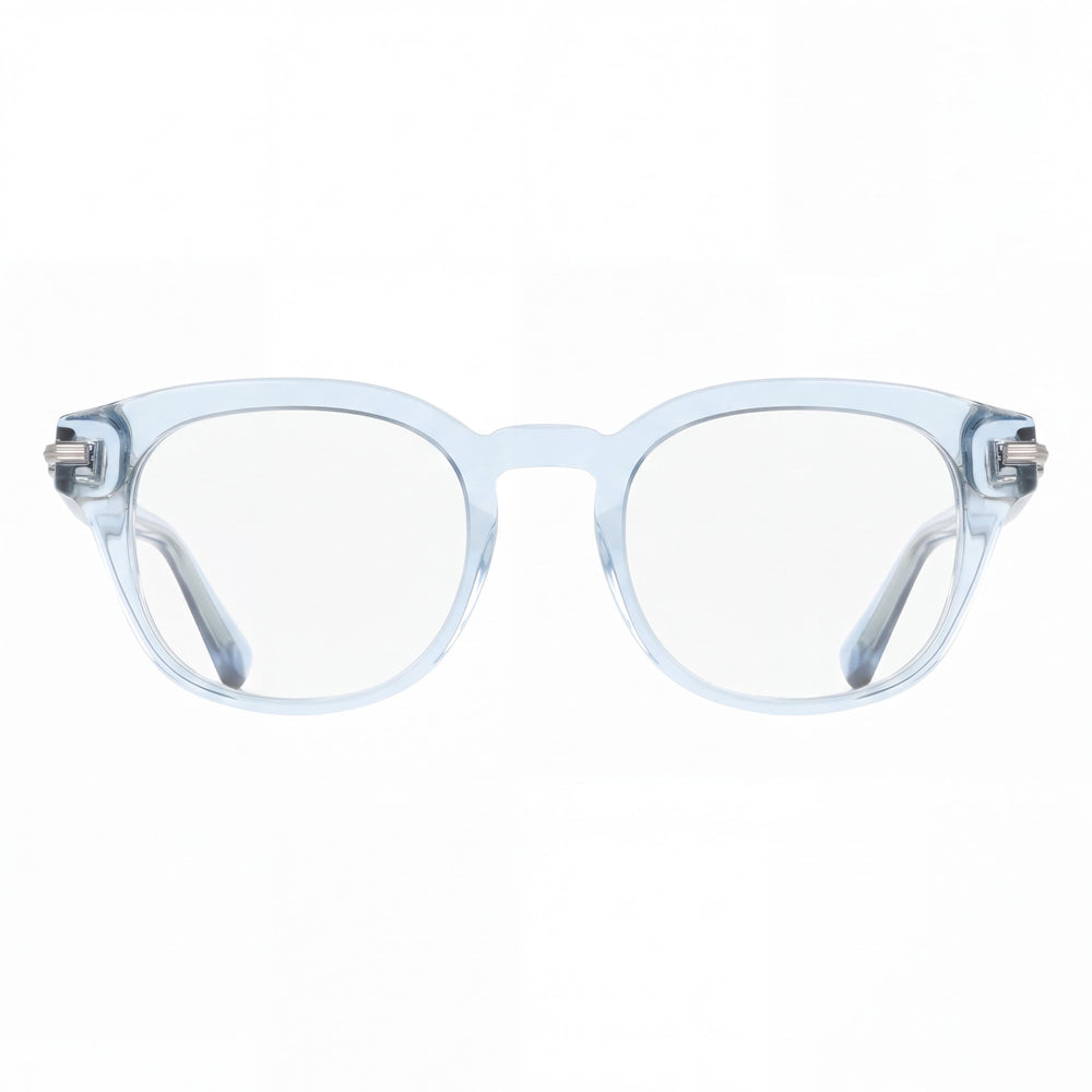 Ferragamo Sf3033 Oval Eyeglasses for Men — front view, Acetate