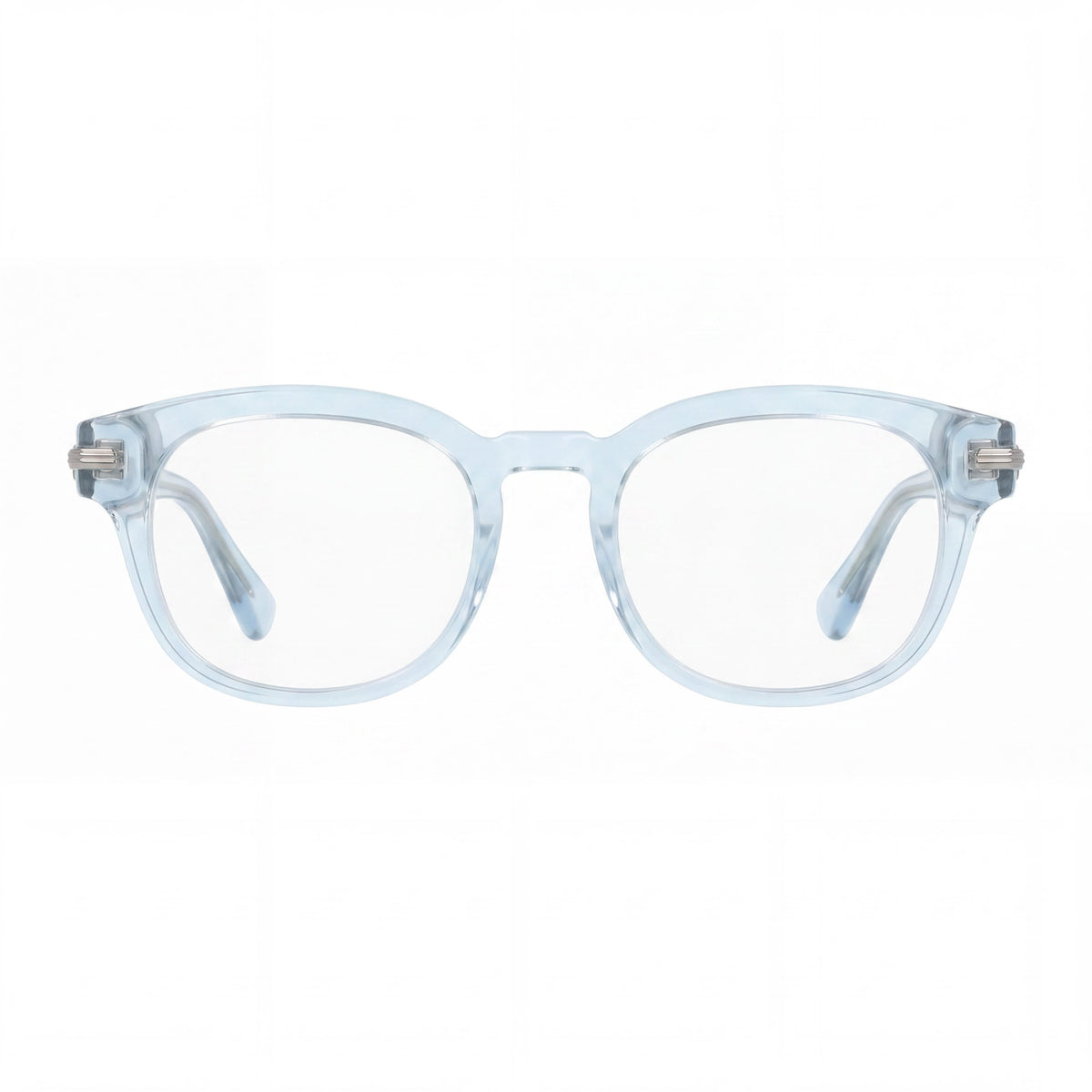 Gafas graduadas cuadradas Ferragamo Sf3033 en azul transparente para hombre, 50 mm, Photo 2