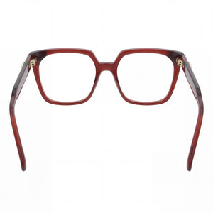 Ferragamo SF3042E Square Eyeglasses for Women — front view, Plastic