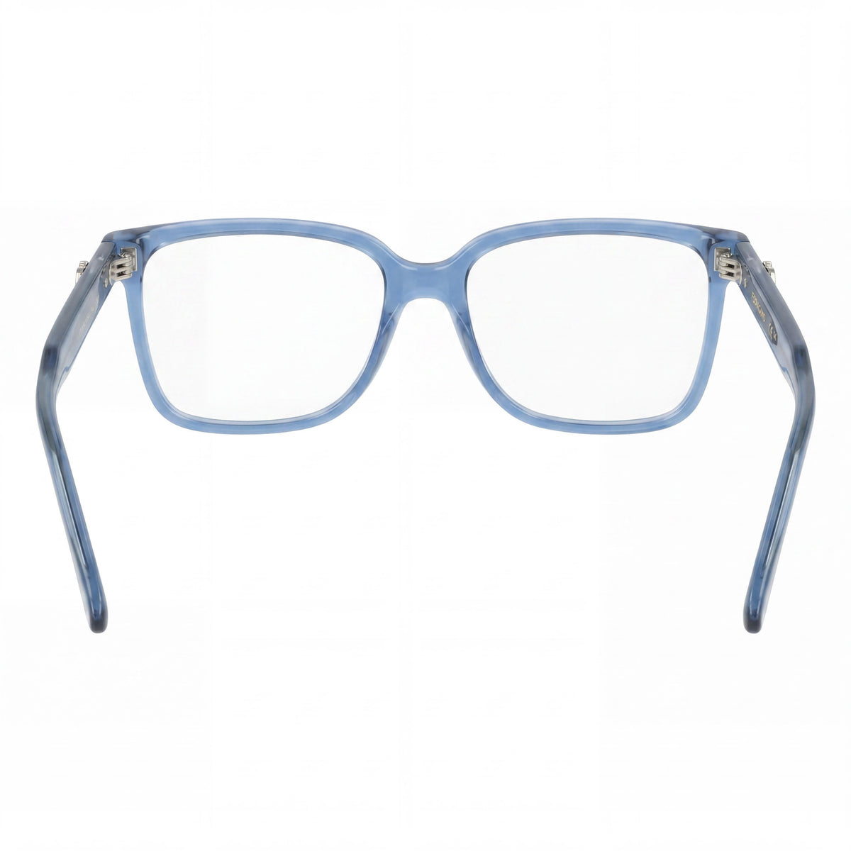 Gafas graduadas cuadradas Ferragamo SF3043E para hombre en azul transparente, 57 mm, Photo 3