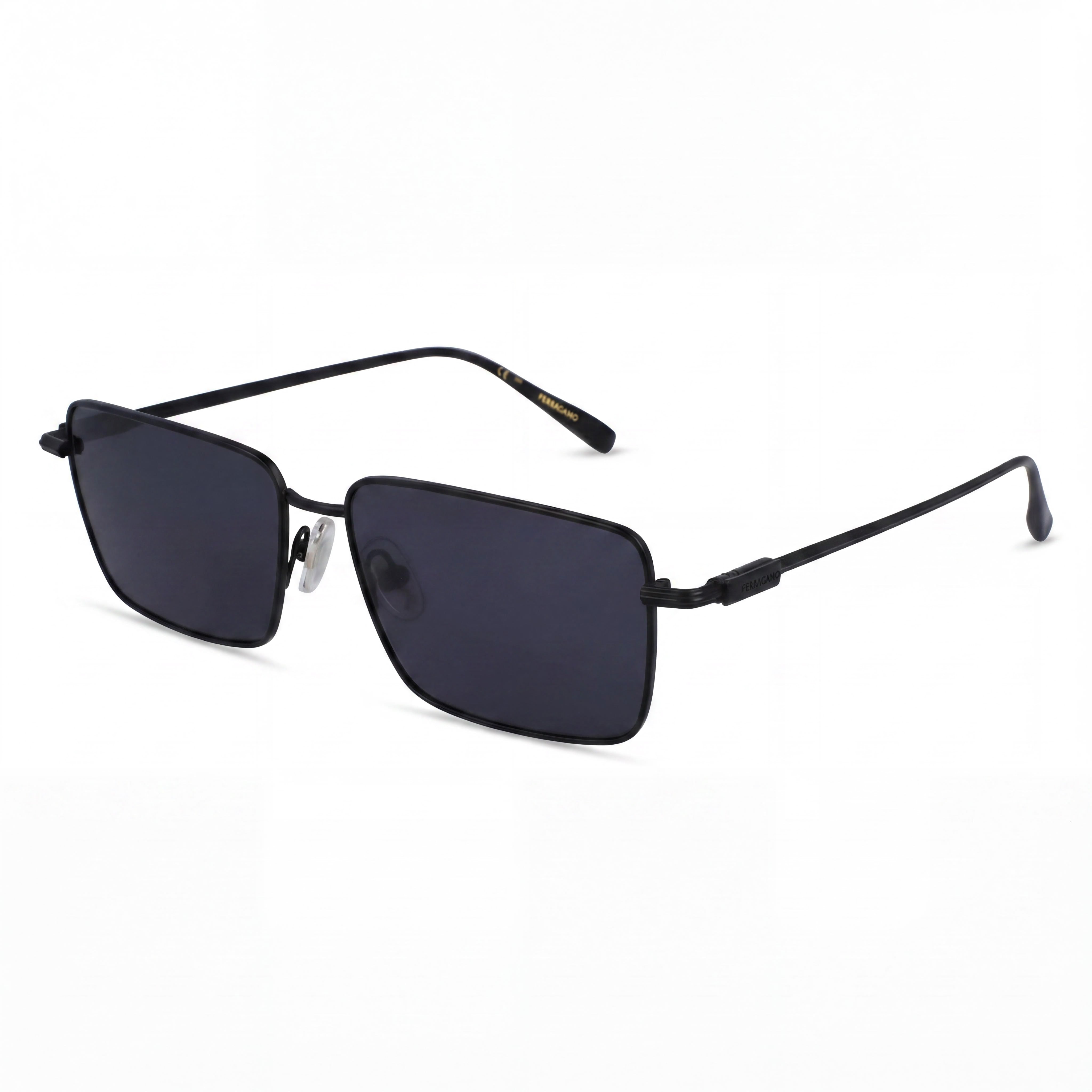 Ferragamo Sf309s Multi-Coloured Rectangle Sunglasses for Men, 57mm, Photo 1