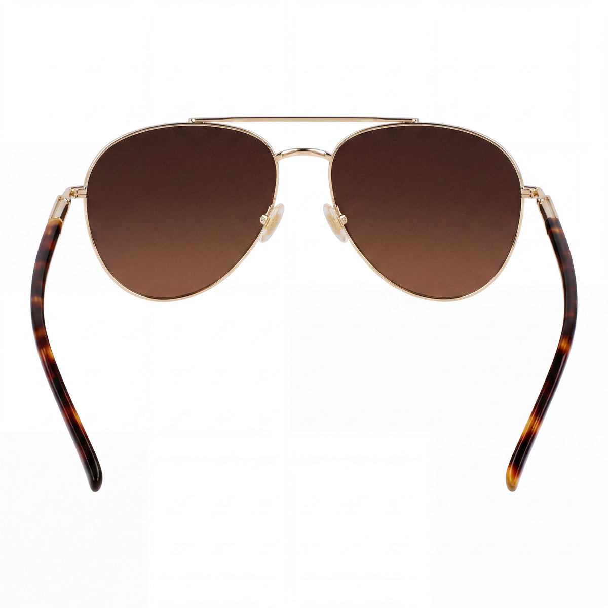 Gafas de sol tipo aviador Ferragamo Sf316s para hombre en dorado/marrón, 61mm, Photo 4
