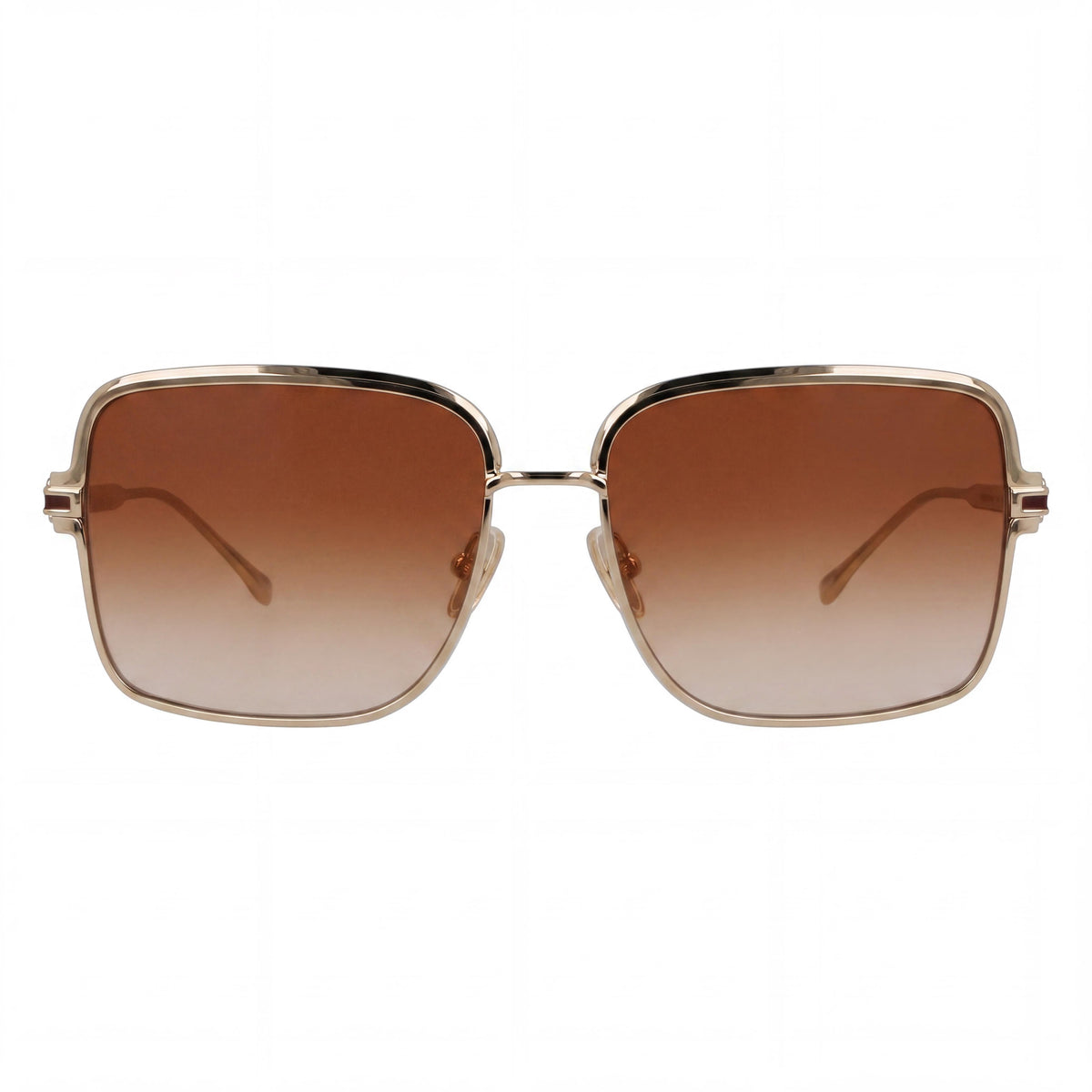 Ferragamo Sf317s Gold Square Sunglasses Unisex, 57mm, Photo 2
