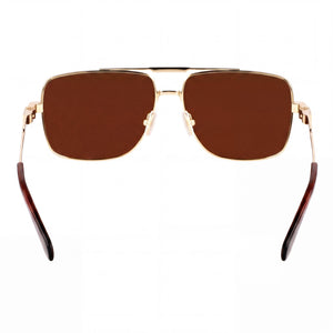 Ferragamo Sf318sp Rectangle Sunglasses Unisex — side view, Polycarbonate Clear lens