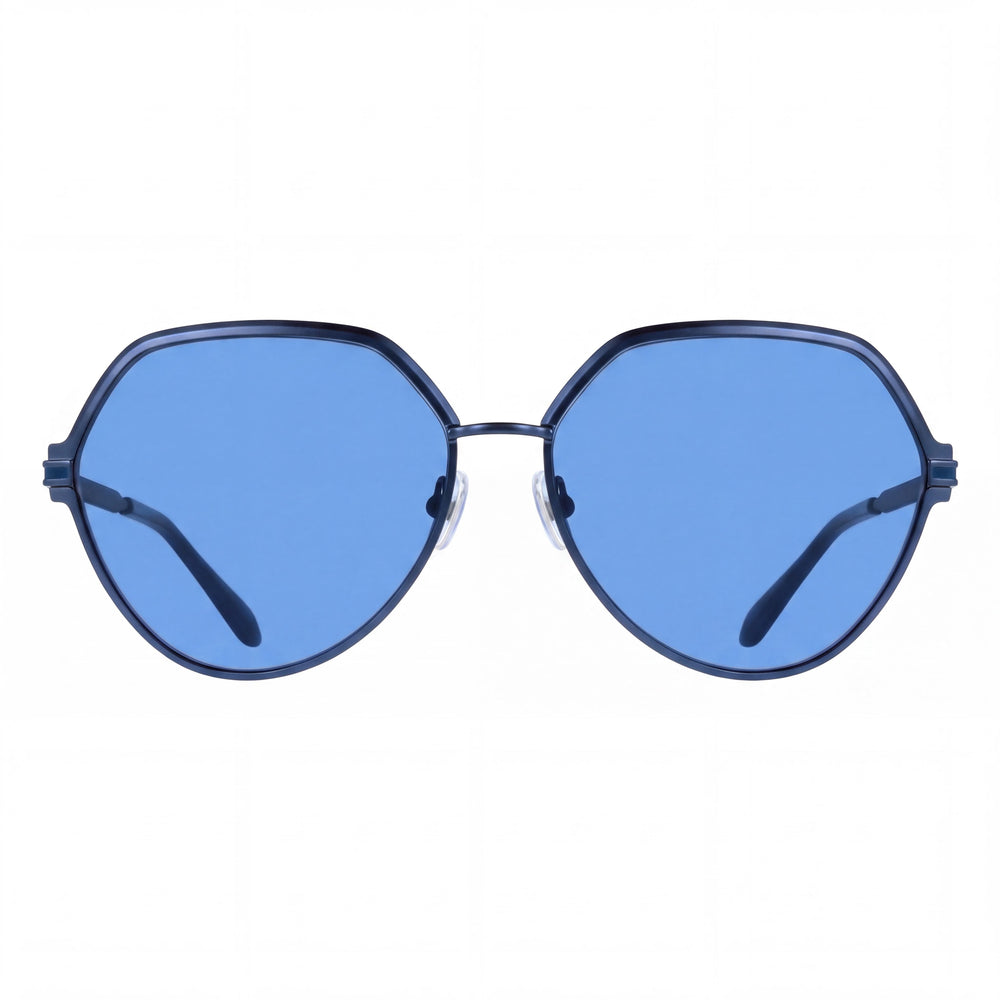 Ferragamo Sf325s Geometric Sunglasses for Women — front view, Acetate frame