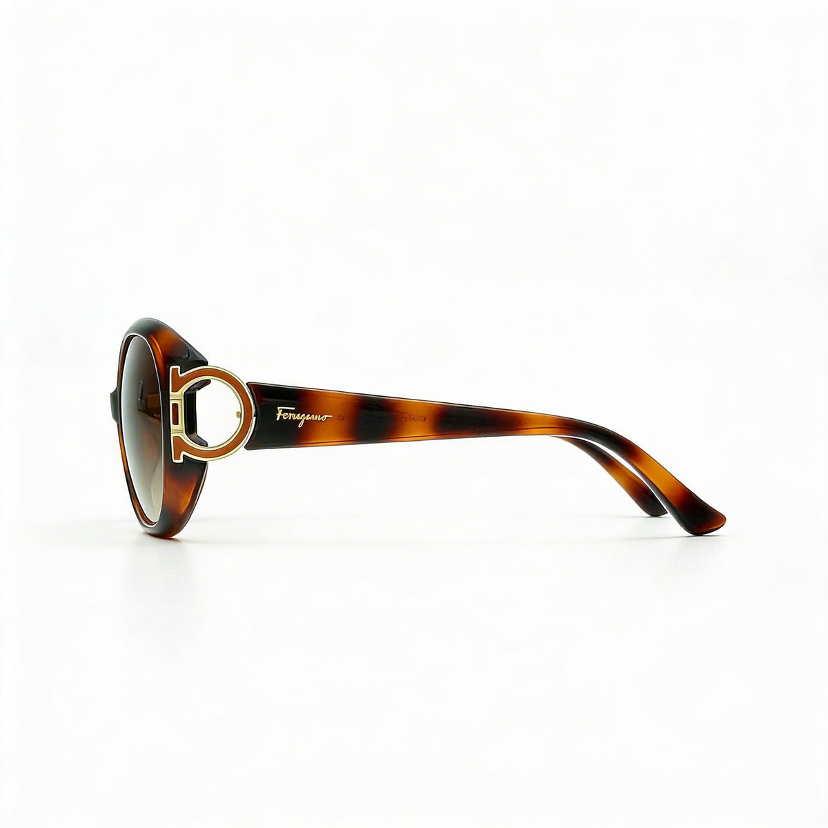 Ferragamo Sf668s Brown Shield Sunglasses for Women, 57mm, Photo 3