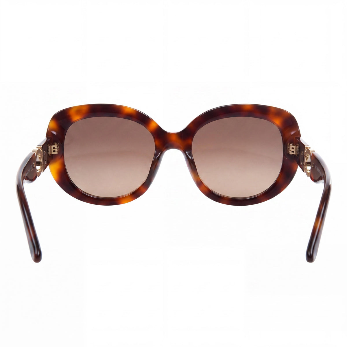 Ferragamo SF727s 214 Brown Oval Sunglasses for Women, 53mm, Photo 3