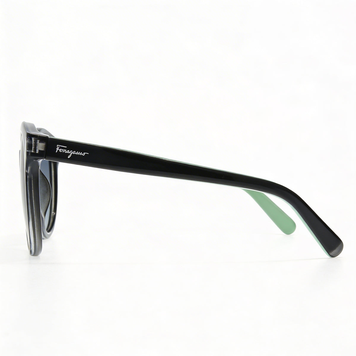 Ferragamo SF833S Black Rectangle Sunglasses for Women, 53mm, Photo 3