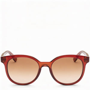 Ferragamo SF833S Round Sunglasses for Women — front view, Plastic frame
